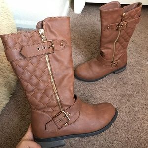 Kids Leather Boots